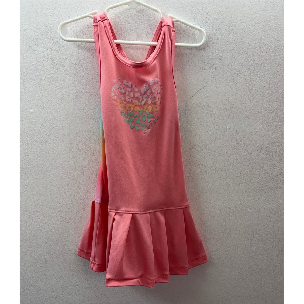 Body Glove Toddler Girls Pink Rainbow Heart Active Dress Set 3T 412879-8264